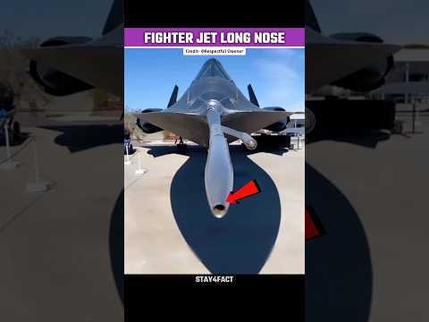 Why Fighter Jets Have Really Long Nose?😱
