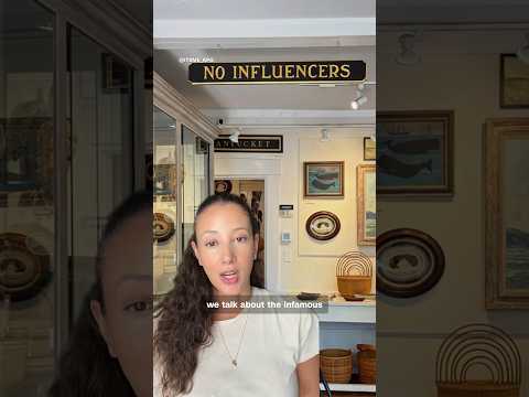 ‘No Influencers’ sign in Nantucket store sparks debate