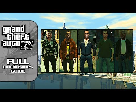 GTA 4 [NEW 100% Walkthrough] - Full Friendships Guide (All Activities, Dialogues, Bonuses and More)