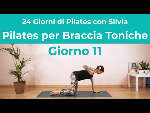 24 Days of Pilates with Silvia - Day 11 - Pilates for Toned Arms | Pilates Workouts at Home