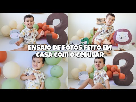 ENSAIO DE FOTOS FEITO EM CASA COM CELULAR - APROVEITEI O CENÁRIO DA FESTA