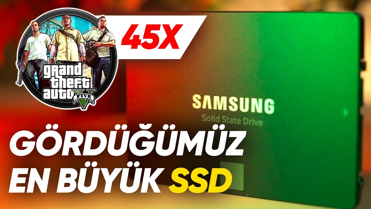 İçine 45 Tane GTA V Sığan Ultra Büyük SSD'yi İnceledik: Samsung 870 EVO