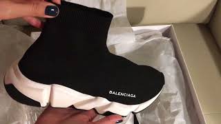 BALENCIAGA speed trainers unboxing