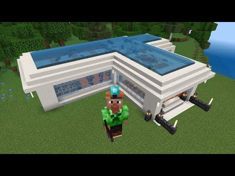 Insane Minecraft Modern House in Mini Build - Part 3