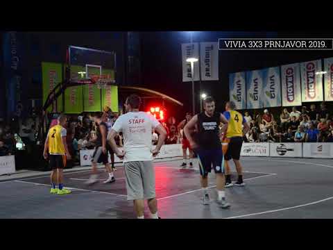 Vivia 3x3 Prnjavor 2019: STOJCIC TRANSPORT - CAFE BAR TNT 21 - 17 (1/4 finale juniori)