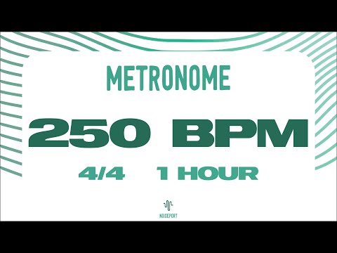 250 BPM Metronome [1 HOUR]