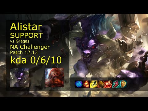 Rank 2 NA Alistar Support: Alistar vs Gragas
