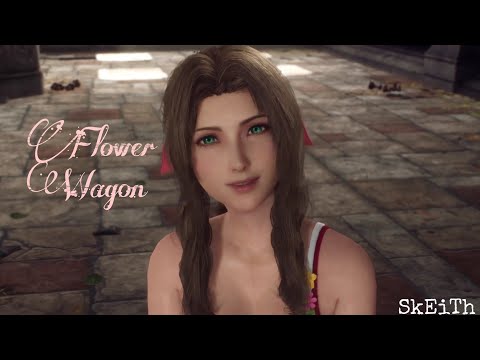 CRISIS CORE FINAL FANTASY VII REUNION - Aerith asking for help to Zack to make a flower wagon