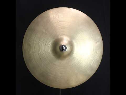 Vintage Zildjian 19" 1970's A Thin Stamp Crash - 1755g (video demo) image 3
