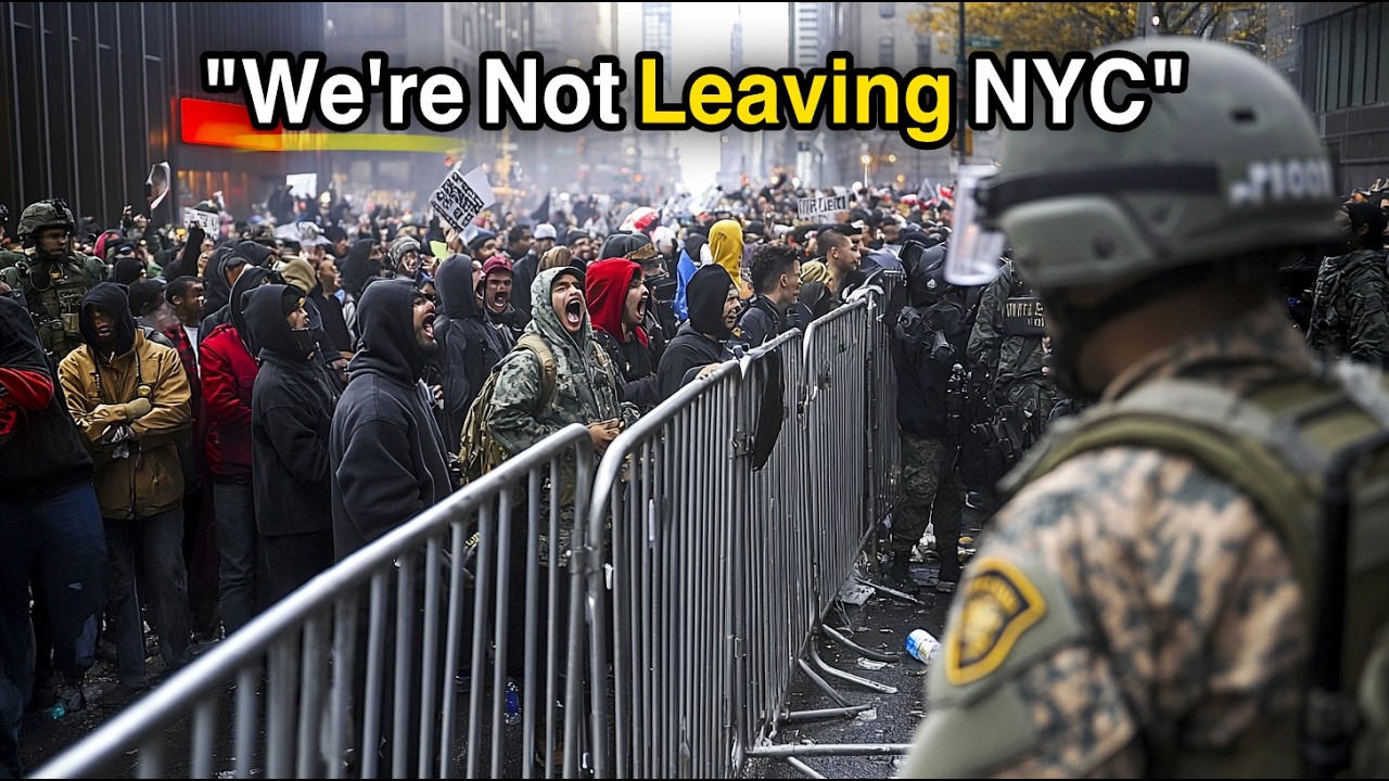 Migrant Protesters Storm NYC… as ICE Raids Double