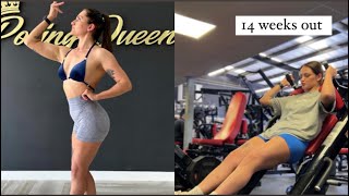Prep Vlog | Posing Queens, Bikini fitting, Shein Haul, Ripped Gym Basildon Leg session