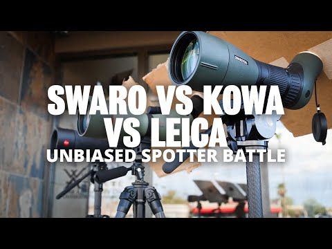 85mm (ish) Spotting Scope Comparison | Swarovski vs Kowa vs Leica
