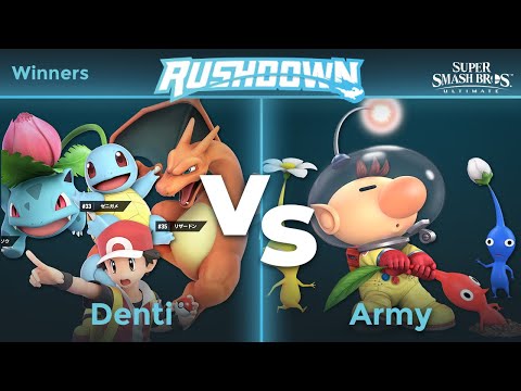 Rushdown 26 - TLOC | Denti (PT) vs VLR | Army (Olimar) Winners Semifinals - SSBU