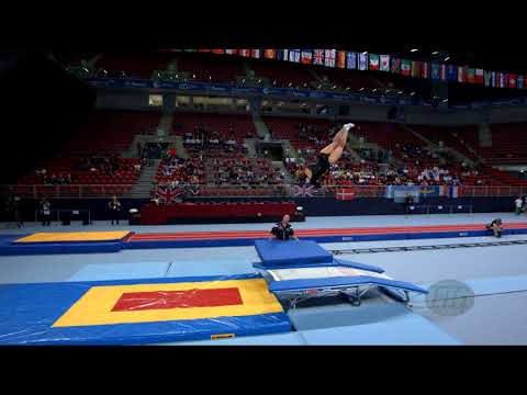 DIBB Bronwyn (NZL) - 2017 Trampoline Worlds, Sofia (BUL) - Qualification Double Mini Routine 2