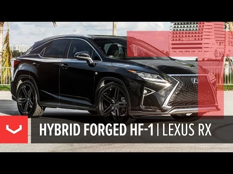 Vossen Hybrid Forged HF-1 Wheel | Lexus RX F-Sport | Satin Black