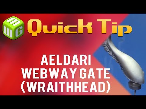 Quick Tip: Aeldari Webway Gate (wraithhead)
