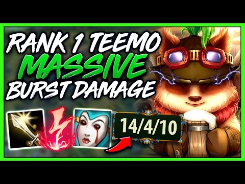 *RANK 1 TEEMO* NO ONE CAN SURVIVE THIS ELECTROCUTE BUILD (INSANE BURST DAMAGE) - League of Legends