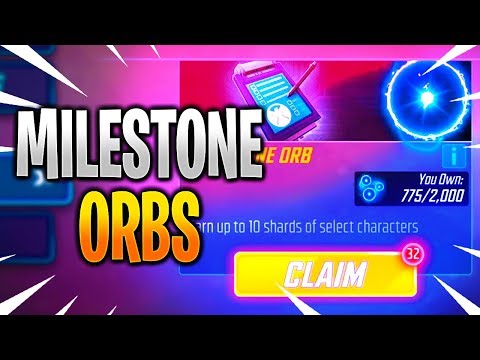 32x Milestone Orbs & Mega Orb Opening! - MARVEL Strike Force