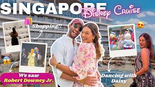 We went on the *DISNEY CRUISE* in Singapore! Met Robert Downey Jr 😍#TravelWSar