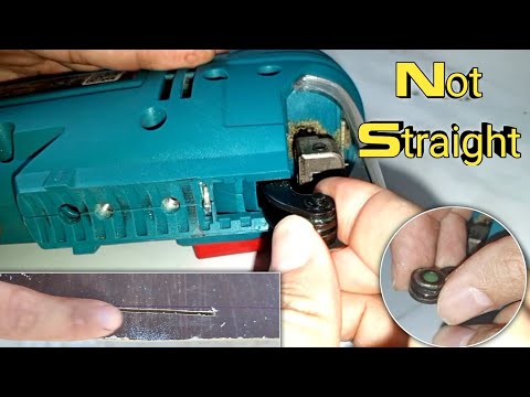 Why the jigsaw not cut wood straight? and the solution