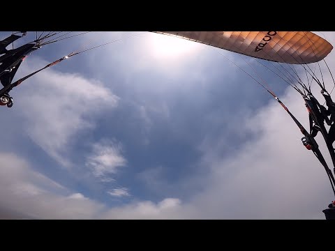 Voo 198 paramotor filmagem capacete - na base das nuvens - 05/12/21