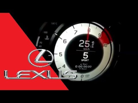 ➤ 2012 LEXUS LFA 4.8 V10 (560 hp) 0-100 km/h 0-200 km/h 0-260 km/h Acceleration & Launch Control