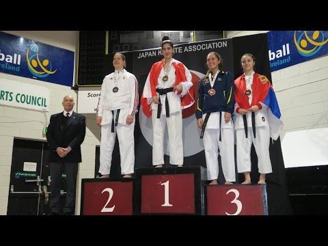 2016 JKA European Championship - Junior Ladies Individual Kumite