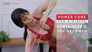 Treino POTENTE para Fortalecer o seu ABDOMEN "CORE" em casa - Carol Borba