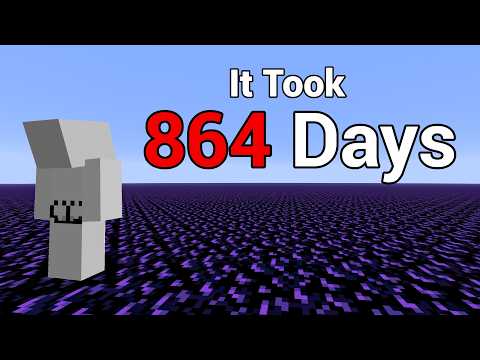 Minecraft, But Air Is Replaced With Obsidian