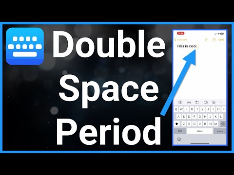 How To Turn On Or Off Double Space Adds Period