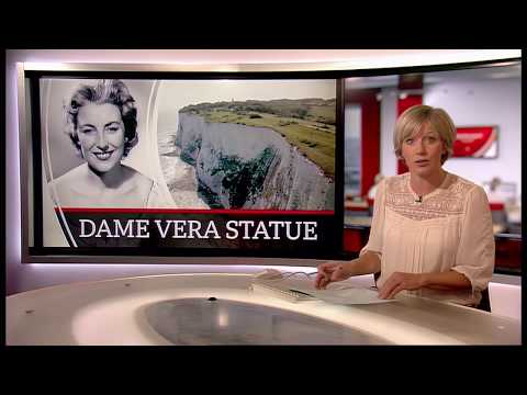Dame Vera Lynn statue in Dover? (UK) - BBC London/SE News - 23rd June 2020