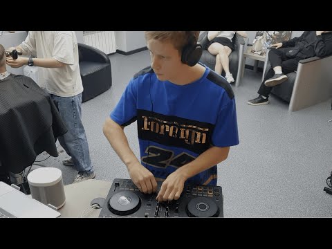 playing house mix at barbershop