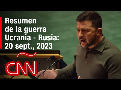 Resumen en video de la guerra Ucrania - Rusia: 20 de septiembre de 2023