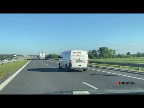 Przejazd do Wrocławia, We 're going to Wrocław. A2 highway, Poland