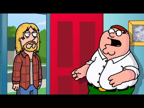 Kurt Cobain meets Peter Griffin [Man who Sold the World - Family Guy Parody]
