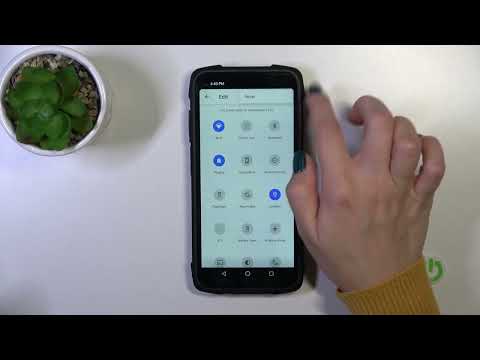 How to Edit the Control Panel Layout on CUBOT King Kong 7 - Reordering the Shortcuts