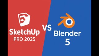 Sketchup Pro 2025 - Blender 5 - Import / Export