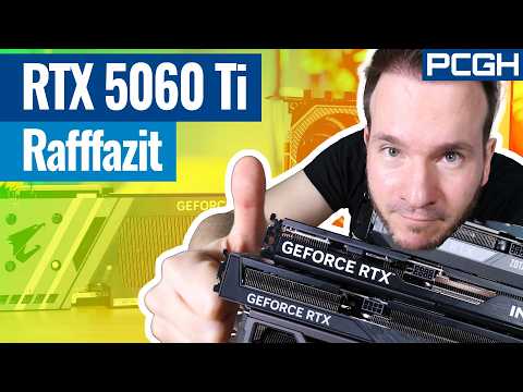 Die wahre RTX 5060 Ti hat 16 GByte Speicher