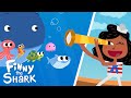 A Sailor Went To Sea Kids Song Finny The Shark