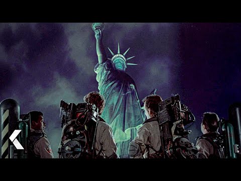 The Statue of Liberty Walks Scene - Ghostbusters 2 (1989)