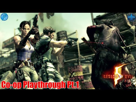 Resident Evil 5 Remastered: First Playthrough Chapter 1 Pt.1 - Online Co-op W/ JetmenGaming