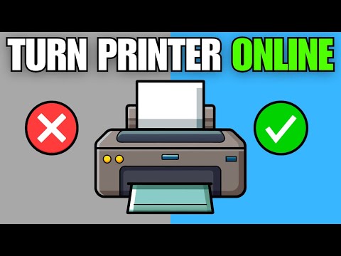 How To Turn Printer Online From Offline Mode (Windows 11)