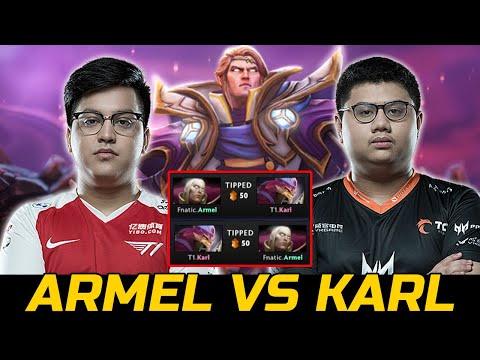 SEA SERVER MIDLANE BATTLE - T1.KARL VS FNATIC.ARMEL INVOKER DOTA 2