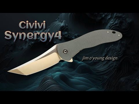 NEW Knife! Civivi Synergy4: New Larger Tanto Model in Nitro-V by Jim O'Young!