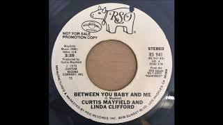 CURTIS MAYFIELD AND LINDA CLIFFORD ♪BETWEEN YOU BABY AND ME♪