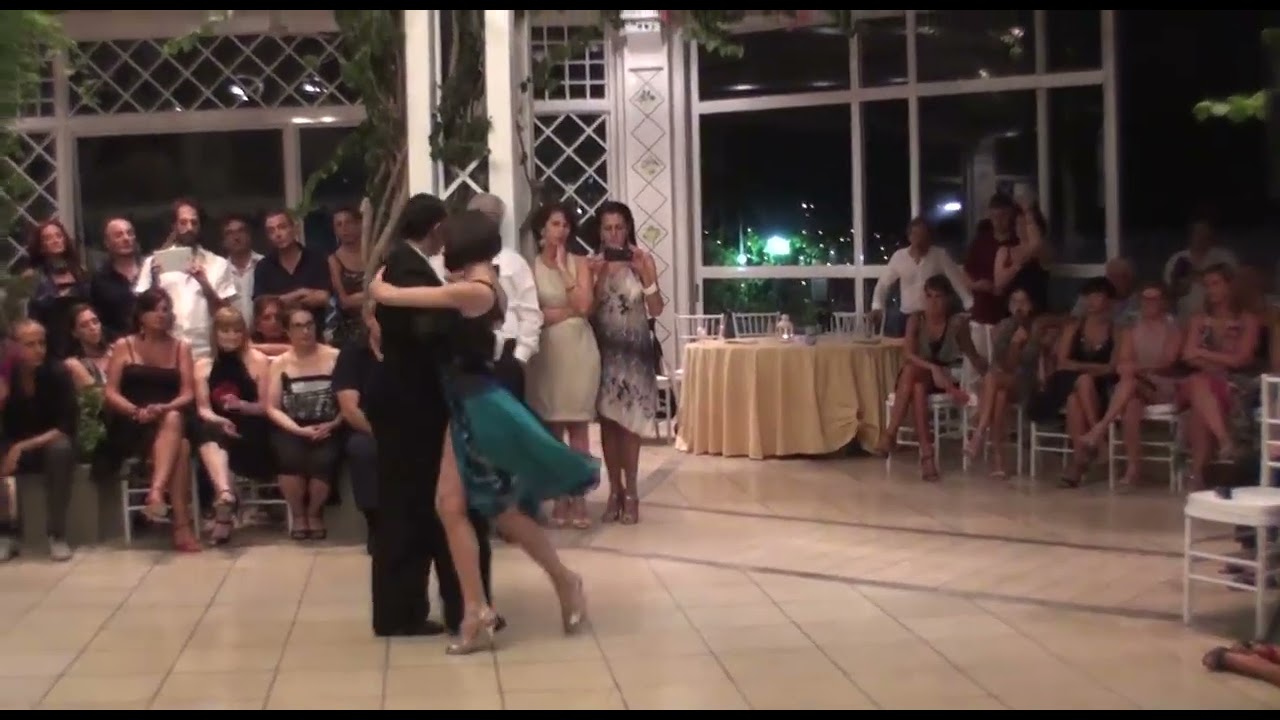 Tango. Gustavo Rosas.Show con Gisela Natoli en Sierra Silvana.JULY 2016.ITALY.