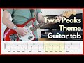Twin Peaks Theme Guitar Cover With Tabs