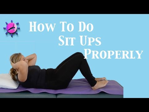 How to Do Sit Ups Properly