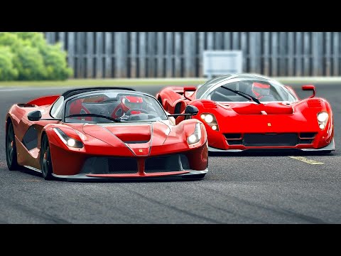 Thumbnail for Ferrari P4/5 vs Ferrari LaFerrari Aperta at Top Gear Track by Ferrari P, Ferrari, LaFerrari, Car