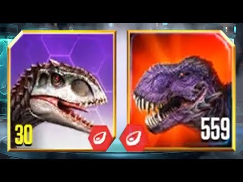 INDOMINUS REX Vs OMEGA 09 LEVEL 559 - Jurassic World The Game